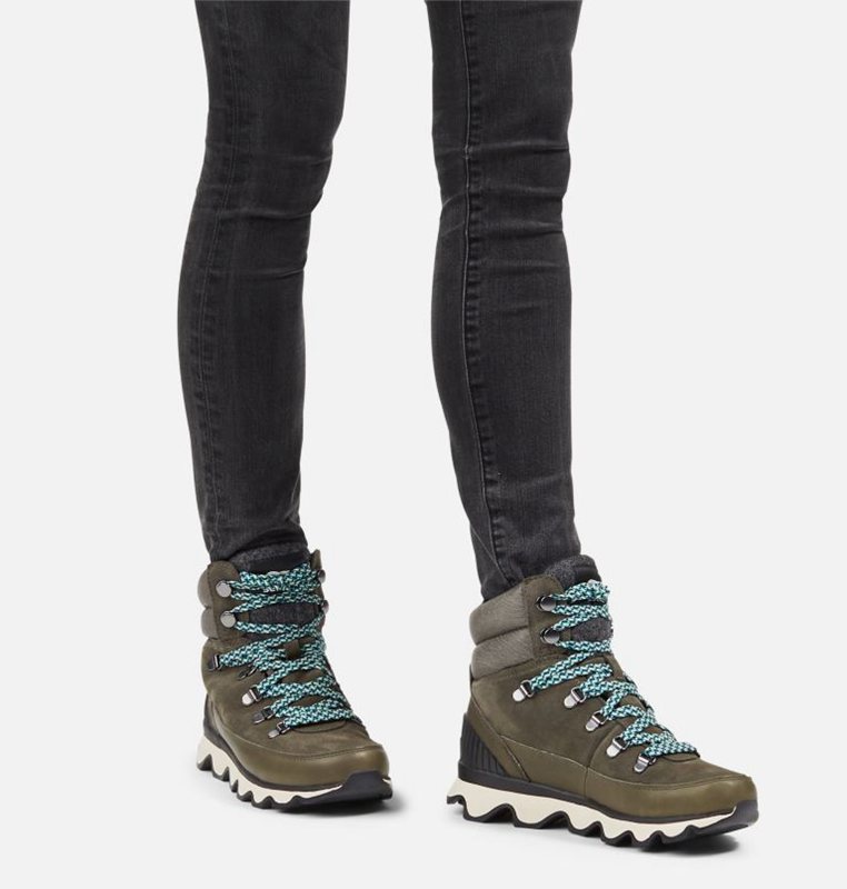 Sorel Dam Snörstövlar Mörk Gröna - Kinetic™ Conquest Låga - LOP-037645